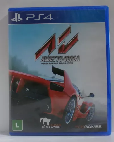 Jogo Corrida PS4 Asseto Corsa Mídia Física Lacrado Novo em