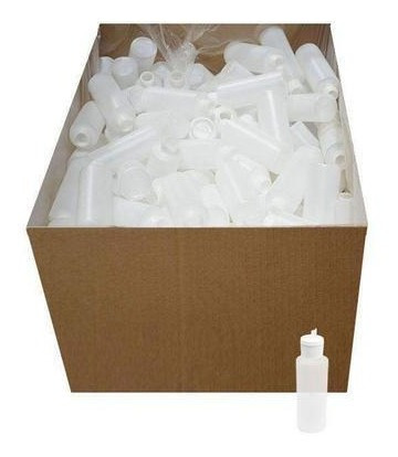 48 Botellas De Plástico De 4 Oz Con Tapa Abatible Flip Top