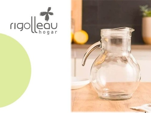 Jarra para bebidas Rigolleau Vallarta color transparente hecha de vidrio de 1500mL