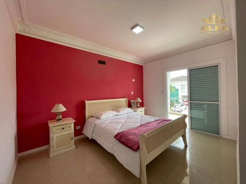 Imagem 16 de 30 de Mansão Na Praia Com 6 Suítes, Lazer Com Piscina, Sauna E Churrasqueira, 4 Vagas - Jardim Acapulco, Guarujá. - Ca0145