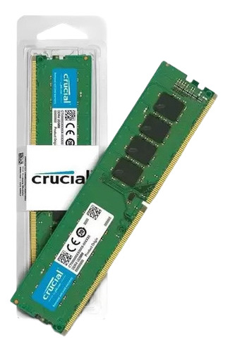 Memoria Ram Desktop Ddr4 8gb 2133mhz Crucial Com Nota Fiscal