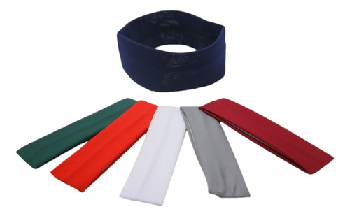 Cintillo Diadema Elasticada Ancho Strech Color Negro Escolar