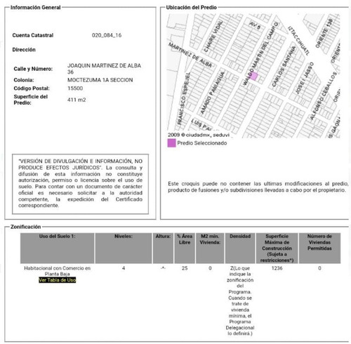 Imagen 9 de 9 de Terreno A La Venta En La Cdmx Colonia Moctezuma 1a Seccion