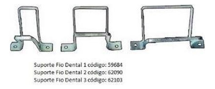 Suporte Disjuntor Fio Dental 03  40 Kit C/10