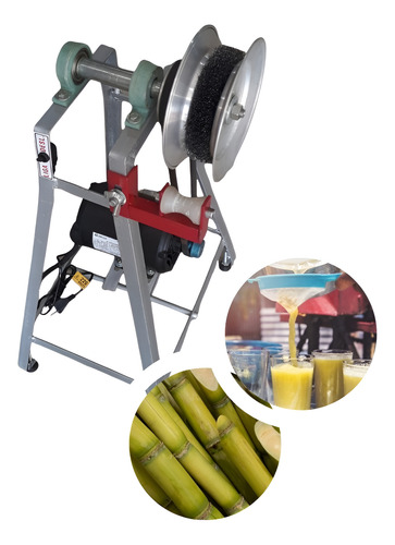 Limpador Raspador De Cana Garapa Elétrico Com Cavalete