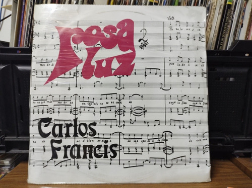 Carlos Francis Rosa Luz Vinilo Lp Acetato Vinyl