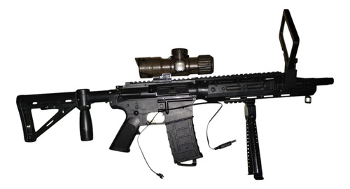 Pistolas Juguetes Nerf Boom Hidrogel Y Balines De Plastico. (Usado)
