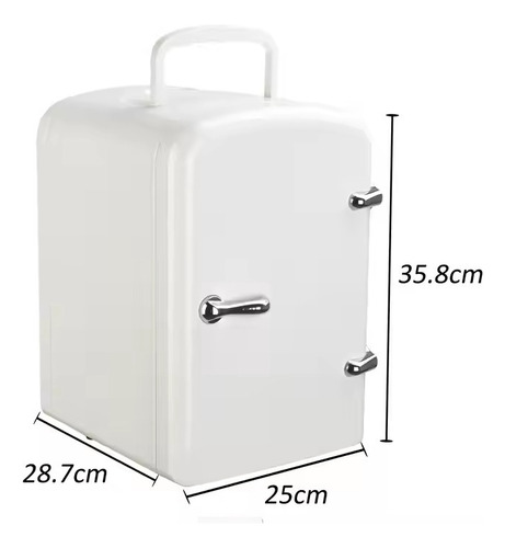 Mini Refrigerador Para Medicamento Snacks Maquillaje 9 L Blanco