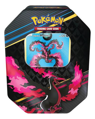 Pokemon Tcg Crown Zenith Tin Galarian Lata Español Zapdos Español