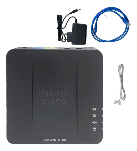 Adaptador Analógico Ata Con Router Cisco Spa 122 (Usado)