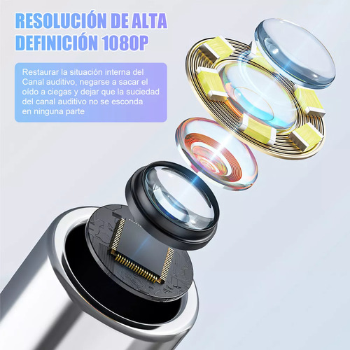 Otoscopio Digital 3.9mm Hd Oído Alcance Endoscopio 4.3 In