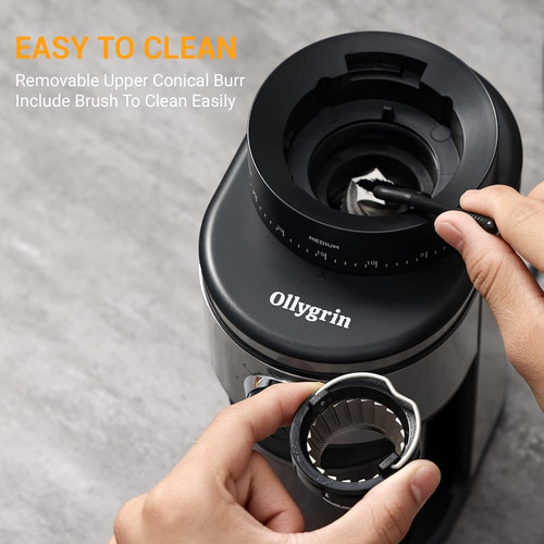 Molinillo De Café Eléctrico Ollygrin 30 Ajustes