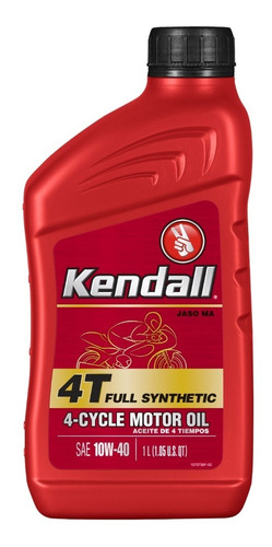 Aceite Moto Kendall 4t Sintético 10w40 Caja 12x1 Litro