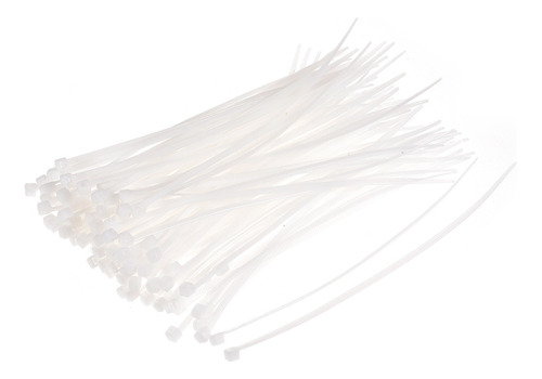 Cinchos De Nylon Bridas Para Cables Nailon, Blanco 300pzs