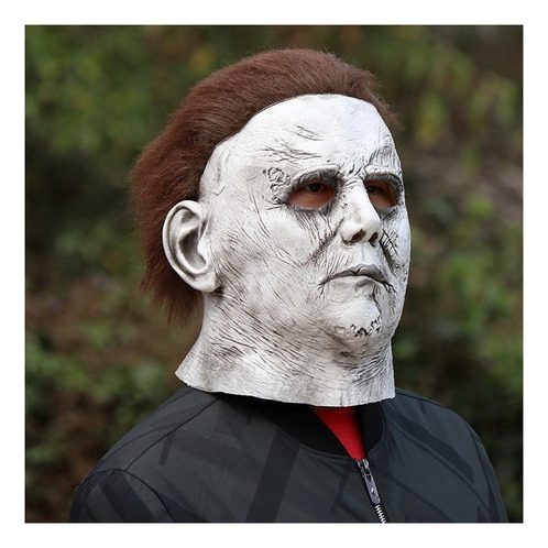 Máscara Michael Myers 2018 Latex Halloween 71358 Color Gris