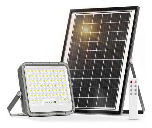 Luces Solares Led De Aluminio Ip65 Impermeable Con Control R