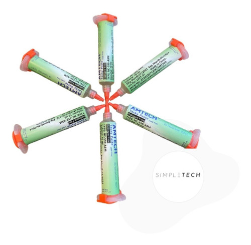 Imagen 4 de 5 de Jeringa Amtech Flux Soldadura 10cc Nc-559-asm-uv Reballing