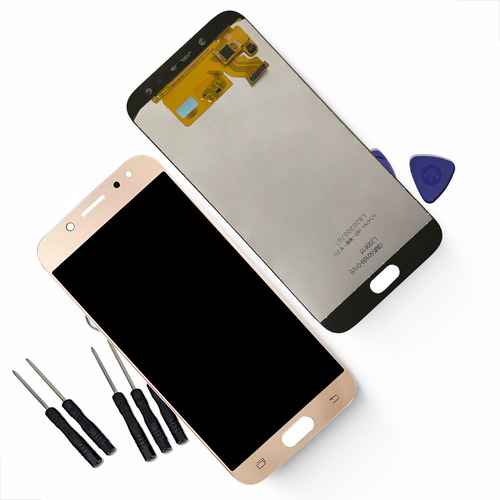Tela Frontal Display Compatível J7 Pro J730 Premium Cor Dourado