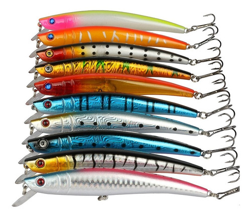 Imagen 2 de 10 de 10 Señuelos De Pesca Rapala Minnow 11.5cm Lenguados Corvinas