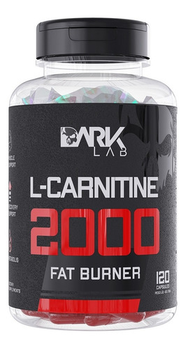 L-carnitina 2000 Queimador Gordura 120 Cápsulas - Dark Lab Sabor Sem Sabor