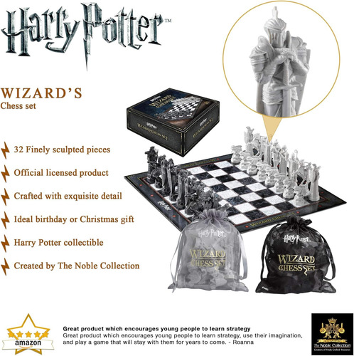 Noble Collection Ajedrez De Los Hechiceros, Harry Potter