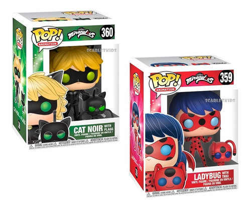 Funko Pop Ladybug Cat Noir Miraculous Original Scarletkids Mercado Libre