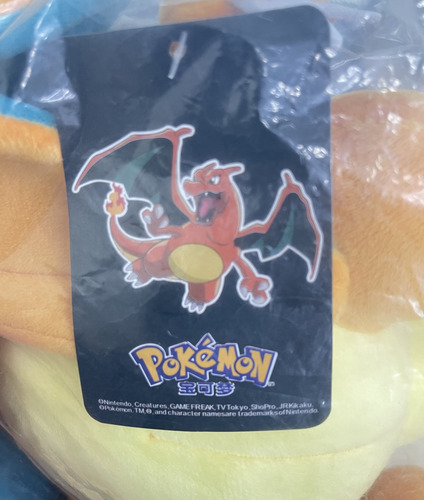 Charizard Pokémon Pelúcia Nintendo 28cm Charmander