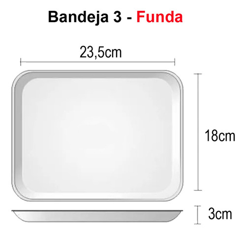 Bandeja De Isopor B-3 Funda Para Embalar Frios C/400 Unidade
