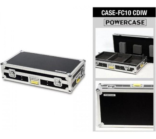 Case Para Mixer Y Reproductores Cd Dj Powercase Fc10cdiw