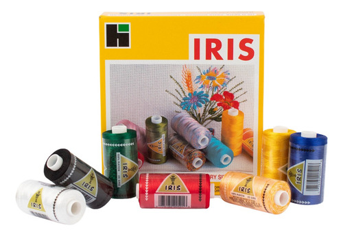 Caja Seda Amarilla Hilosiris (caja Con 10 Tubos De 25gr C/u) 931