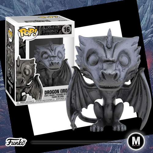 Funko Pop Television Drogon (iron) #16 Games Of Trones