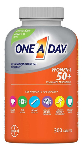 One A Day Suplemento Multivitamínico Para Mujeres 50+ 300 Sabor S/n