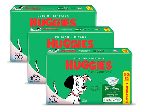 Pañales Huggies Flexi Comfort Ahorrapack Pack X 3 Unidades