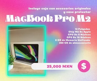 Apple Macbook Pro De 10 Chip M2 256 Gb Ssd - Plata