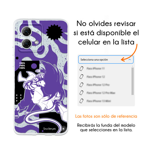 Funda Para Motorola Naruto Orochimaru Kusanagi No Tsurugi