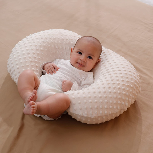 Almohada De Lactancia Con Funda Y Soporte Para Bebé Beige Nombre Del Diseño