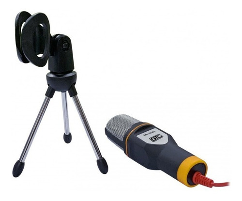 Imagen 4 de 6 de Micrófono Streaming Gtc Con Tripode Desmontable Mic-001 Color Negro