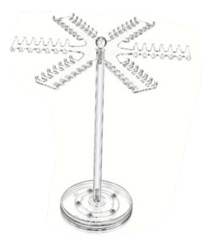 Organizador De Collares De Acrílico Giratorio, Organizador