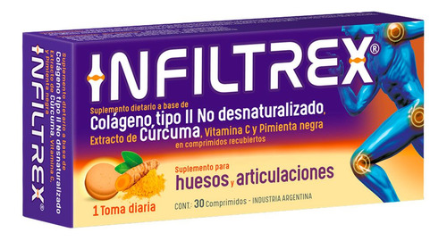 Infiltrex Colágeno Suplemento Para Huesos Y Articulaciones 