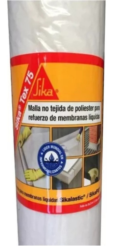 Manta Velo Refuerzo Para Membrana Liquida Sika Tex 75 26m2