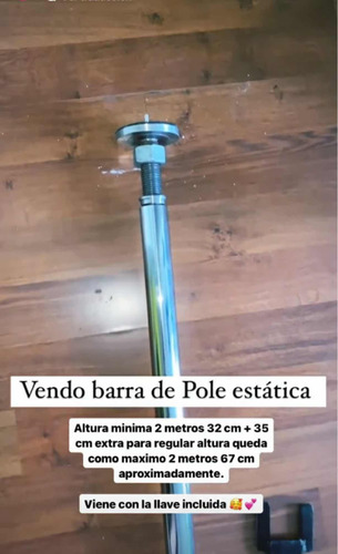 Barra De Pole Dance, Estática.