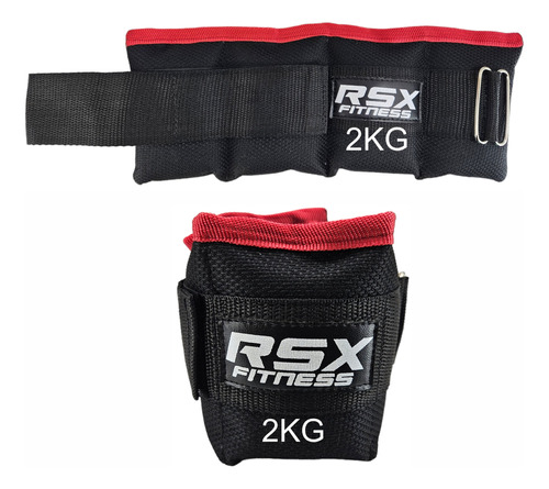 Polainas Rsx De 2kg Cu Ajustable Uso Rudo Pesas Correr Fit