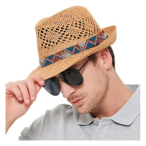 Sombrero Fedora De Verano Unisex