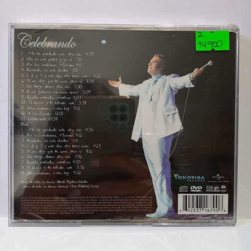 Juan Gabriel Celebrando Cd Dvd Nuevo Mxc Musicovinyl