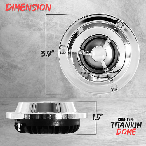 Parlantes De Coche Tweeter De Titanio Pyle Pdbt33