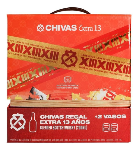 Estuche Whisky Chivas Extra