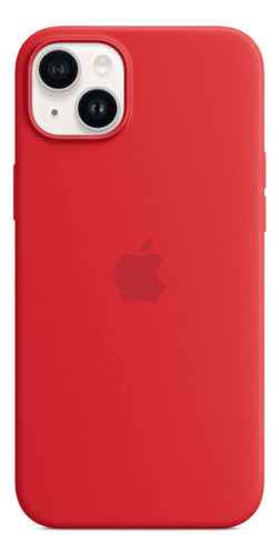 Case Silicone Magsafe Capa iPhone 14 Product Red
