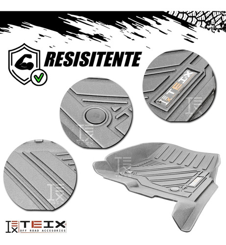 Imagen 5 de 6 de Tapetes Ford Lobo F150 2015-2019 Charola Uso Rudo Negro