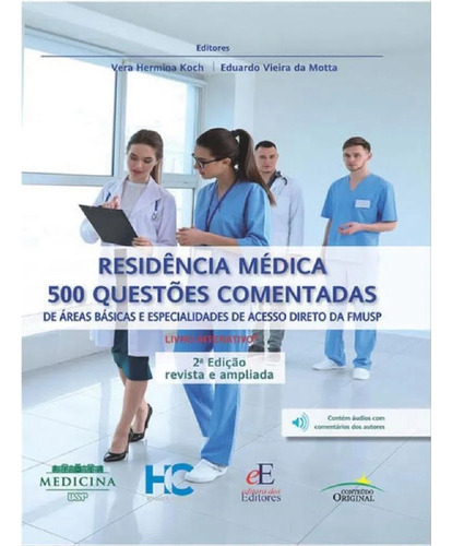 Residência Médica 500 Questões Comentadas, De Motta, Eduardo Vieira Da | Koch, Vera Hermina. Editora Dos Editores, Capa Dura Em Português, 2023