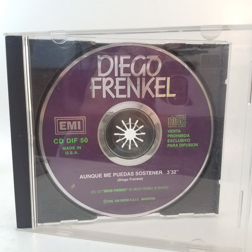 Diego Frenkel - Aunque Me Puedas.. La Portuaria Cd Single  